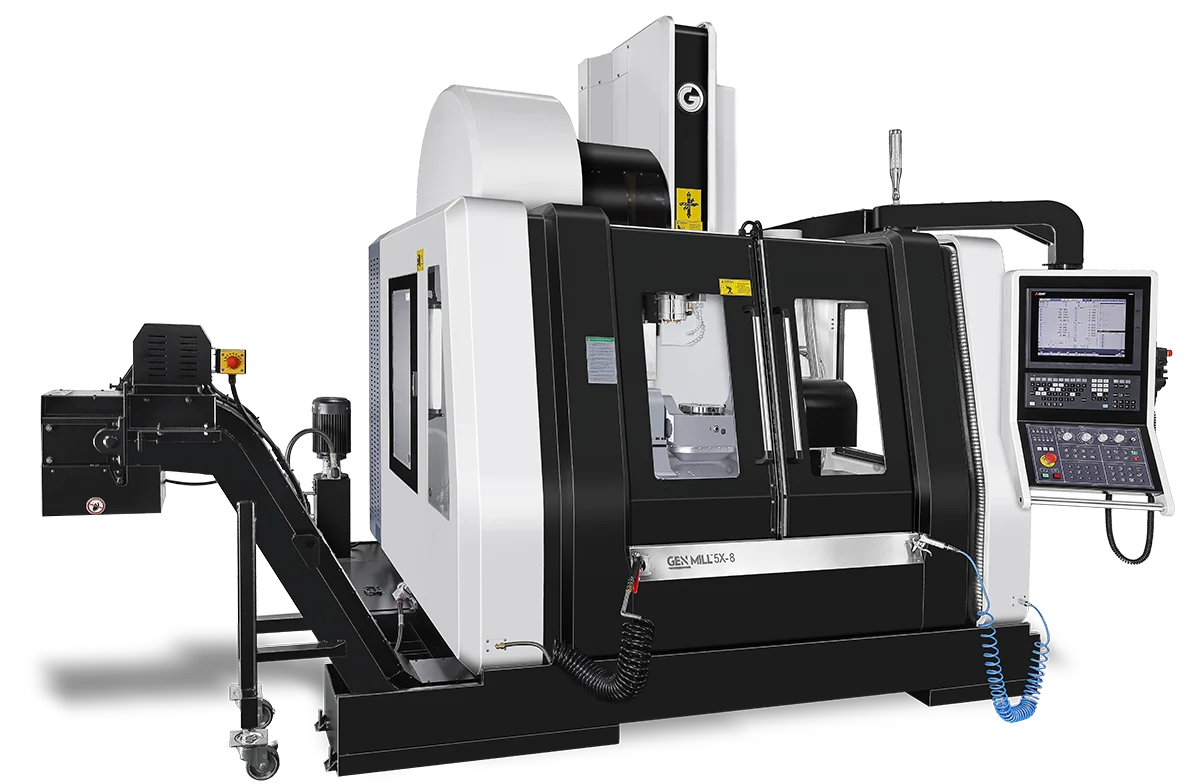 GEN MILL 5X-8 5-axis vertical machining center with 8-inch trunnion