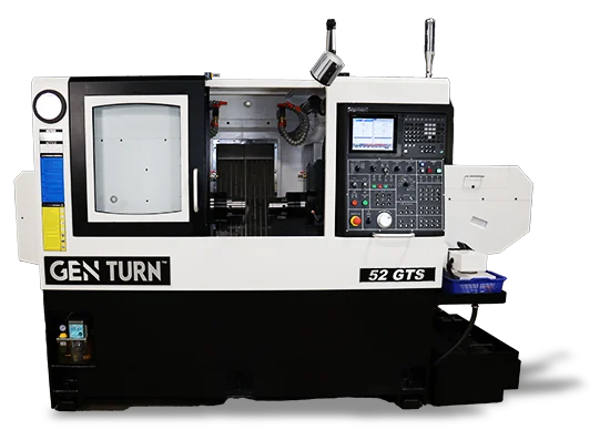 GenTurn 52-GTS 6-axis dual gang-tooled lathe with twin opposed spindles