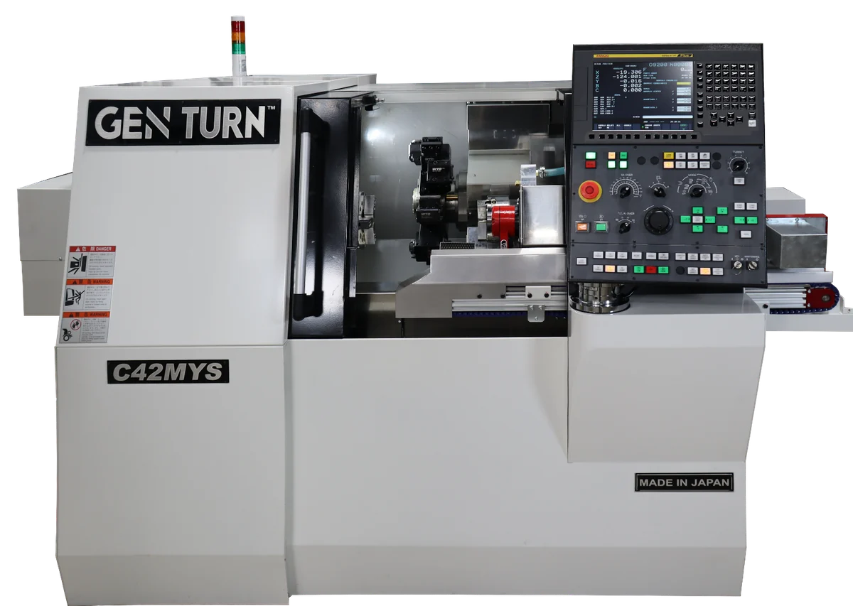 GenTurn C42 MYS 6-axis mill/turn lathe, built in Japan