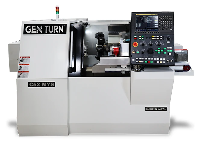 C52 MYS — 6-axis twin spindle with a full Y-axis turret