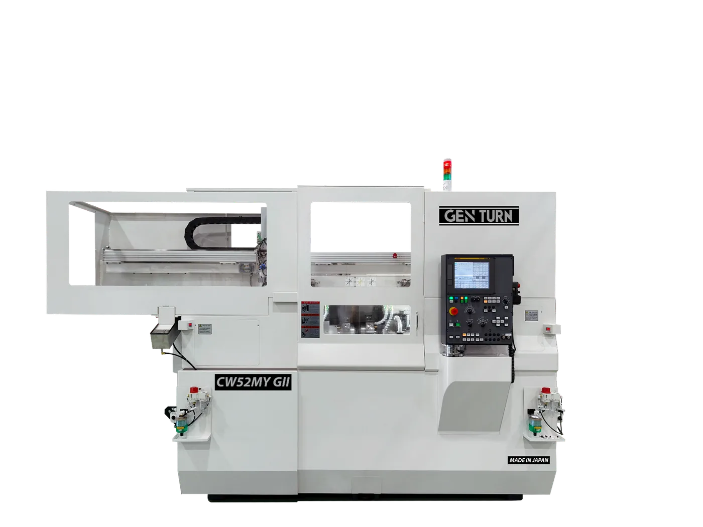 CW52MY GII — Twin turret, dual Y, and the automation inside the machine
