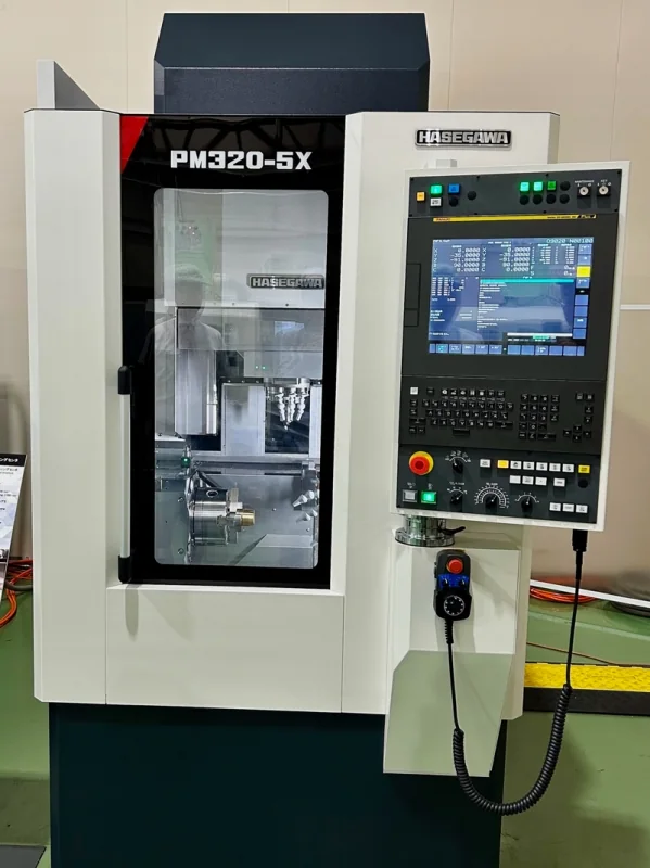 PM320-5X — 5-axis super-precision compact VMC, with optional turning