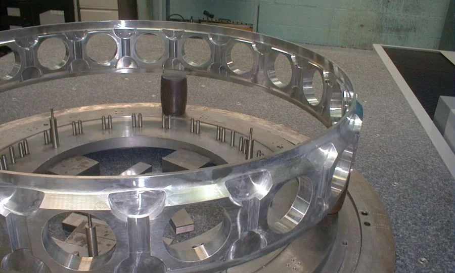 Compressor ring machined on a Mandelli horizontal machining center