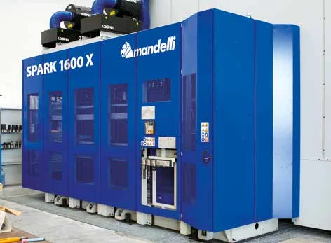 Mandelli SPARK 1600 X with tool magazine