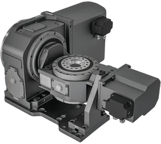 Samchully TM-184FF compact tilting NC rotary table