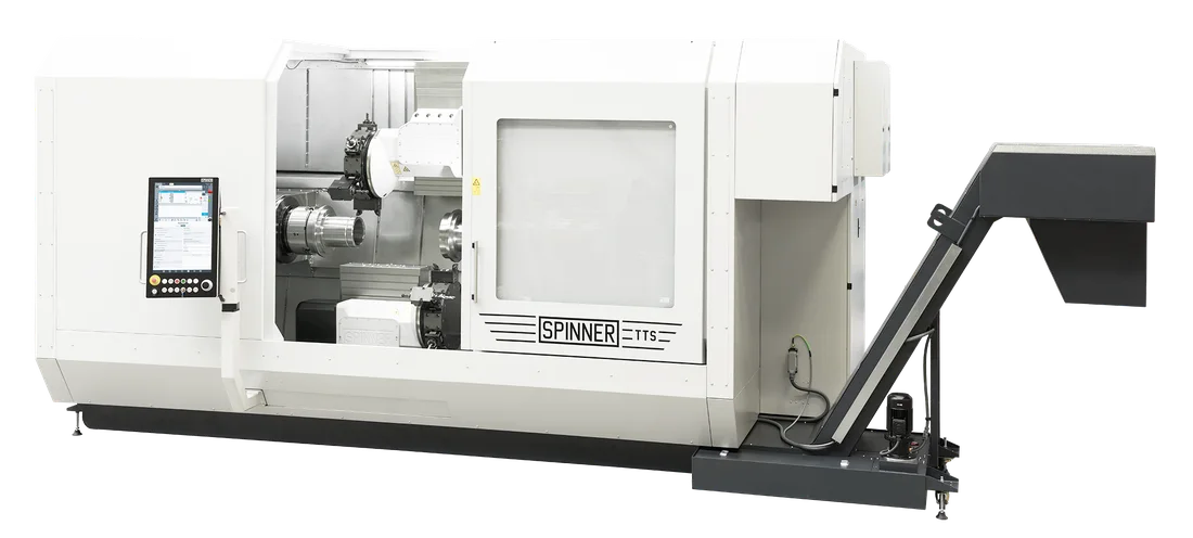 Spinner TTS85 Duplex multi-turret turning center for large workpieces