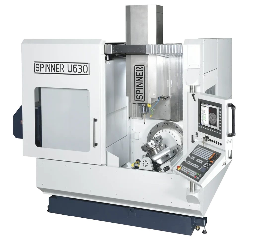 Spinner U5-630 5-axis universal machining center with rotary/tilting table