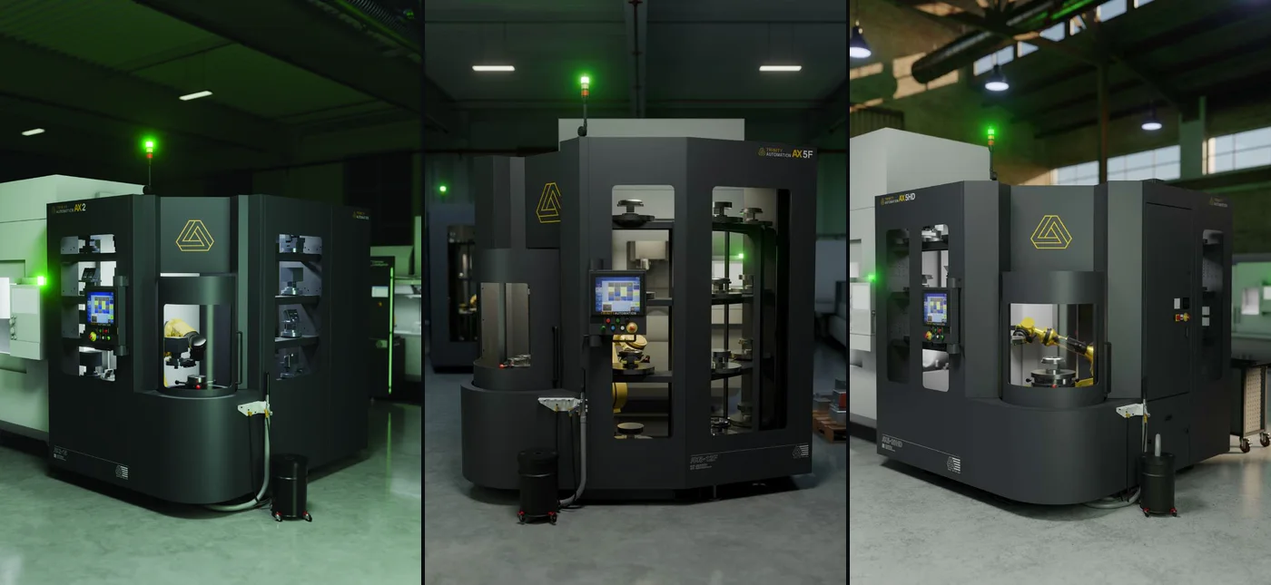 Trinity AX2, AX5F and AX5HD automated pallet systems